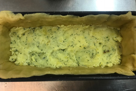 Пирог с картошкой в духовке рецепт с фото