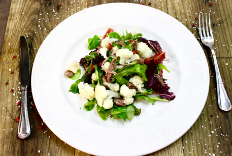 Салат из цветной капусты – рецепт салата от шеф-повара с фото