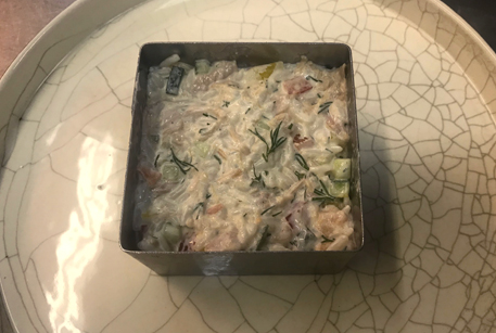 Рецепт с фото салата с рисом и огурцом под майонезом