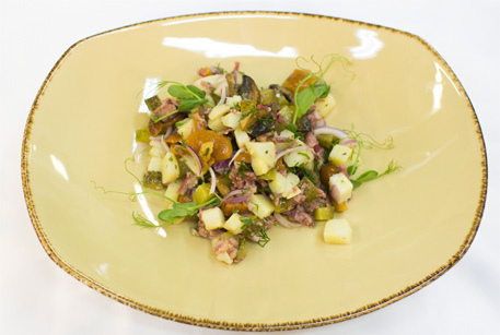 Салат с ветчиной и огурцами – простой рецепт салата о шеф-повара