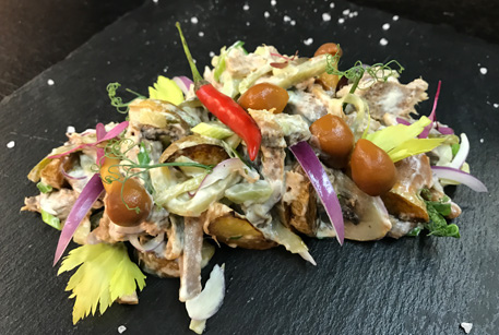 Салат с языком и грибами - вкусный рецепт салата с фото