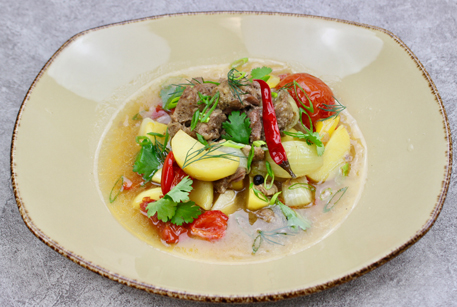 Хашлама из баранины – рецепт супа с тушенкой