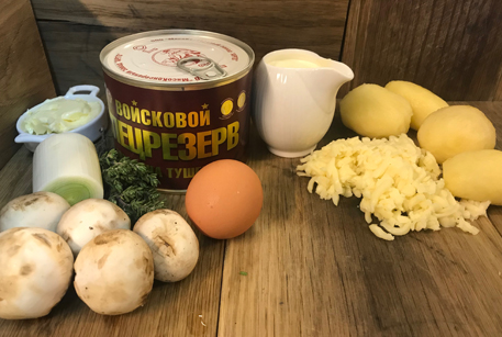Рецепт с тушенкой из говядины - картофельная запеканка