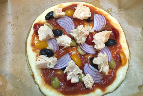 Пицца с фетчиной в духовке рецепт с фото
