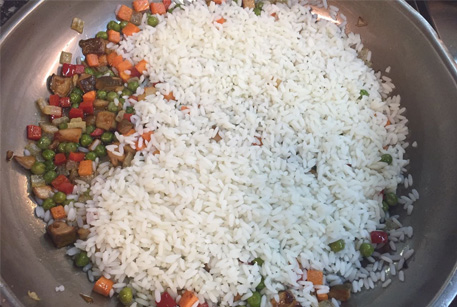 Домашний рецепт риса с курицей фото