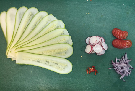 Салат из кабачков рецепт от шеф-повара с фото