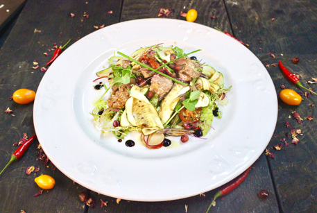 Салат из кабачков – рецепт с тушенкой из баранины