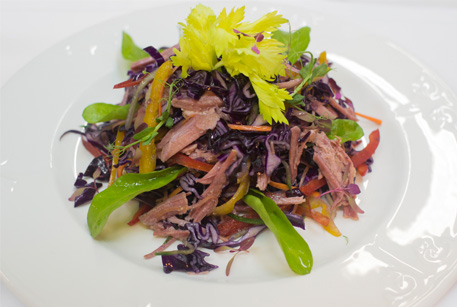 Салат из капусты и моркови – рецепт салата с ветчиной от шеф-повара