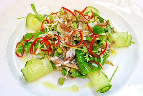 Салат с рисом, говядиной и овощами – рецепт салата с фото