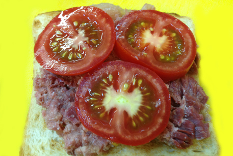 Сэндвич с ветчиной и сыром - рецепт закуски горячей с фото
