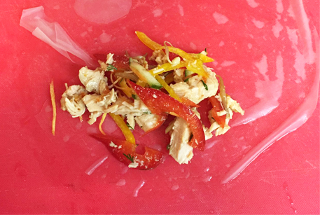 Рецепт спринг-ролла с овощами и курицей