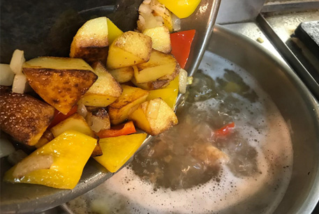 Вкусный и простой суп из баранины с овощами