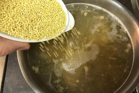 Простой рецепт крестьянского супа с пшеном