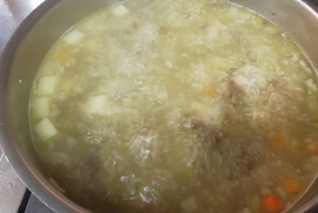 Рецепт от шеф-повара с фото: Крестьянский суп с пшеном
