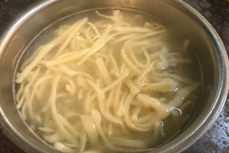 Пошаговый рецепт супа лапши с курицей