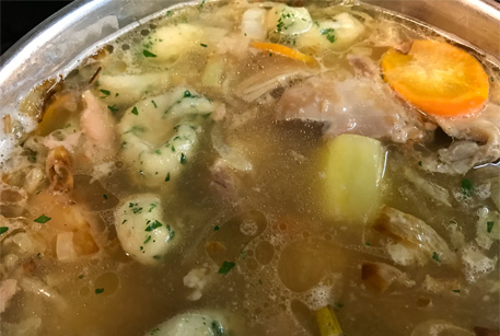 Суп с галушками – рецепт супа с фото