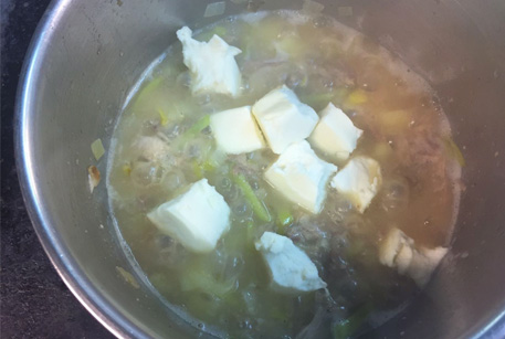 Вкусный суп с плавленным сыром