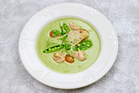 Суп с зеленым горошком по рецепту от шеф-повара с фото