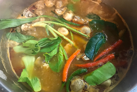 Рецепт супа: тайский суп Том Ям.
